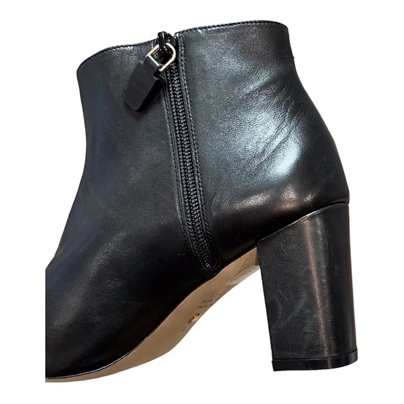 Stuart Weitzman Stuart 75 Pointed Toe Block Heel Ankle Bootie - Picture 11 of 15